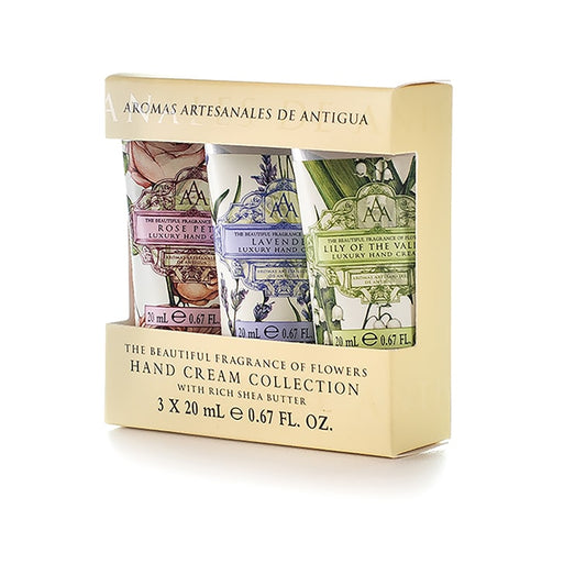 Aromas Artesanales de Antigua Mini Hand Cream Gift Set – 3 x 20ml