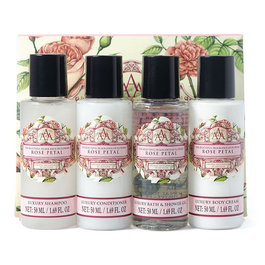 Aromas Artesanales de Antigua Travel Collection – Rose Petal 4 x 50ml