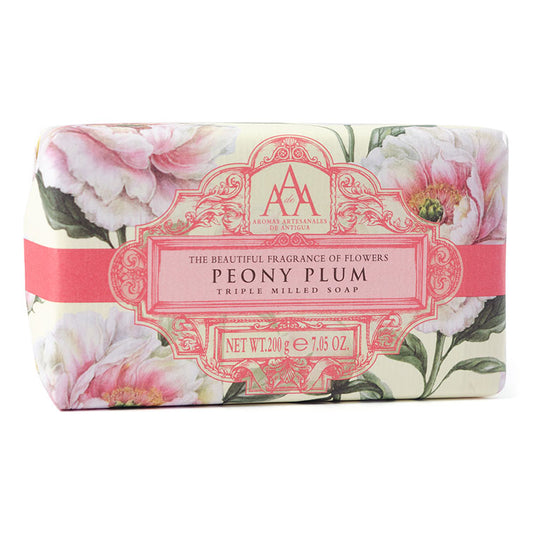 Aromas Artesanales de Antigua Soap Bar – Peony Plum 200g